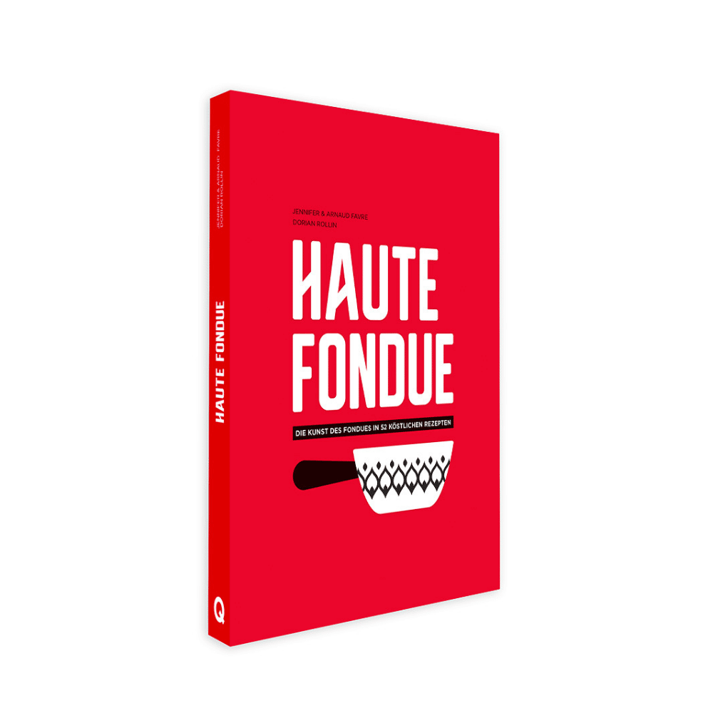 Livre Haute Fondue en allemand 52 recettes délicieuses Helvetiq